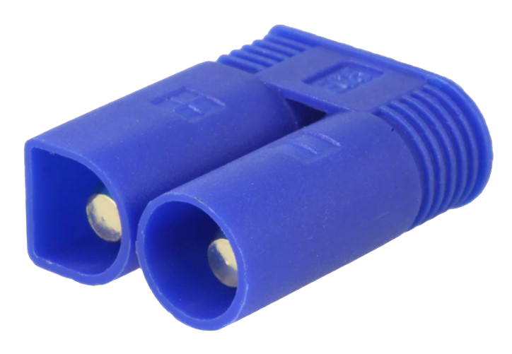 DC stik - EC5-M 40A 500V til kabel, lodde, han