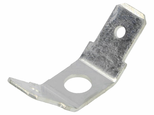 Dobbelt spadestik til M4 skruemont. - 2 x 6,3mm han