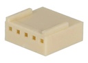 Ledning-til-print stikhus - NS25, 5pol (1x5) hun 2,54mm