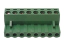 Indstik Skrueterminal - 8P hun, 5mm 300V/12A