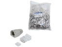 RJ45 modularstik - 8P8C, CAT6 uskærmet, Grå afl. (100 stk.)