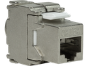 Keystone RJ45 fatning - CAT6a 500MHz skærmet (Toolless)