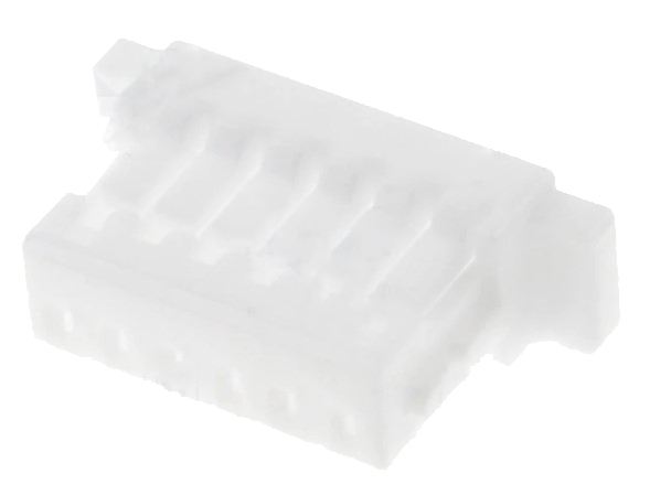 Ledning-til-print stikhus - JST SH, 1x6pol, 1mm benafst.