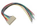 Printstik - 10pol hun 2,54mm + 20cm ledn.