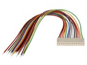 Printstik - 15pol hun 2,54mm +20 cm ledn.