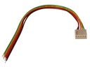 Printstik - 5pol hun 2,54mm +20 cm ledn.