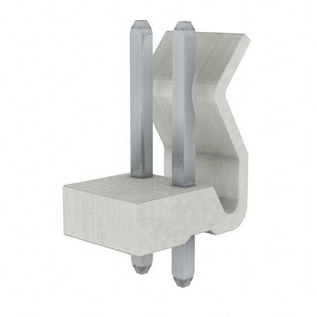 Ledning-til-print fatning, KK 396 - 1x2pol han 3,96mm