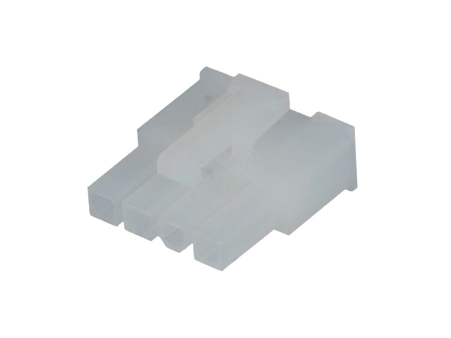 Ledning-til-ledning Mini-Fit Jr. stik - 1x4pol hun, 4,2mm