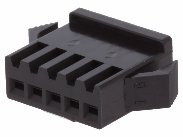 Ledning-til-ledning SM stikhus - 1x5pol hun (2,5mm)