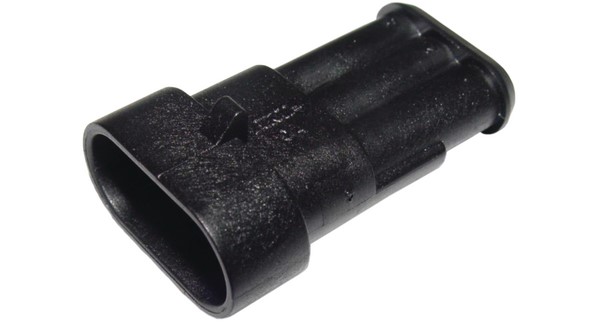 Superseal 1.5 DC autostik - 3pol han, 24V (IP67)