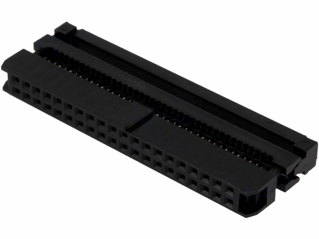 IDC fladkabelstik - 40 pol hun (2mm)