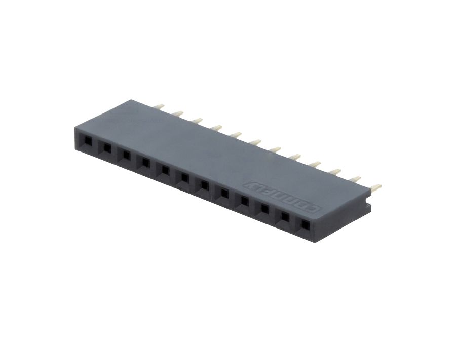 Enkelt-række Pin header - han/hun 2,54mm 1x12-ben
