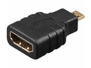 HDMI adapter - HDMI A hun til micro HDMI D han