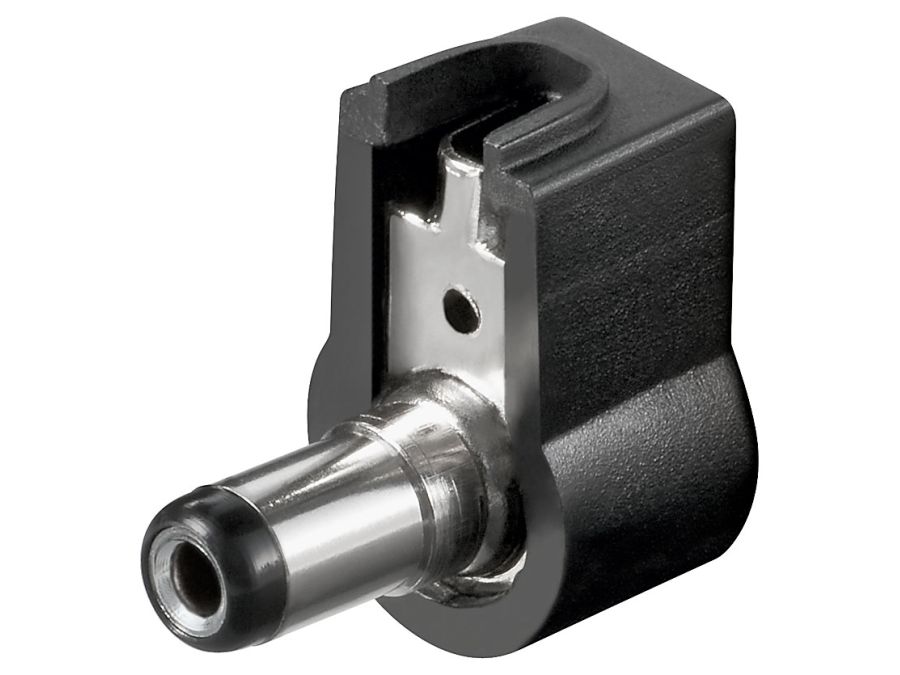 DC stik - Ø5,5 x 2,1 x 9,0mm, 90° vinkel