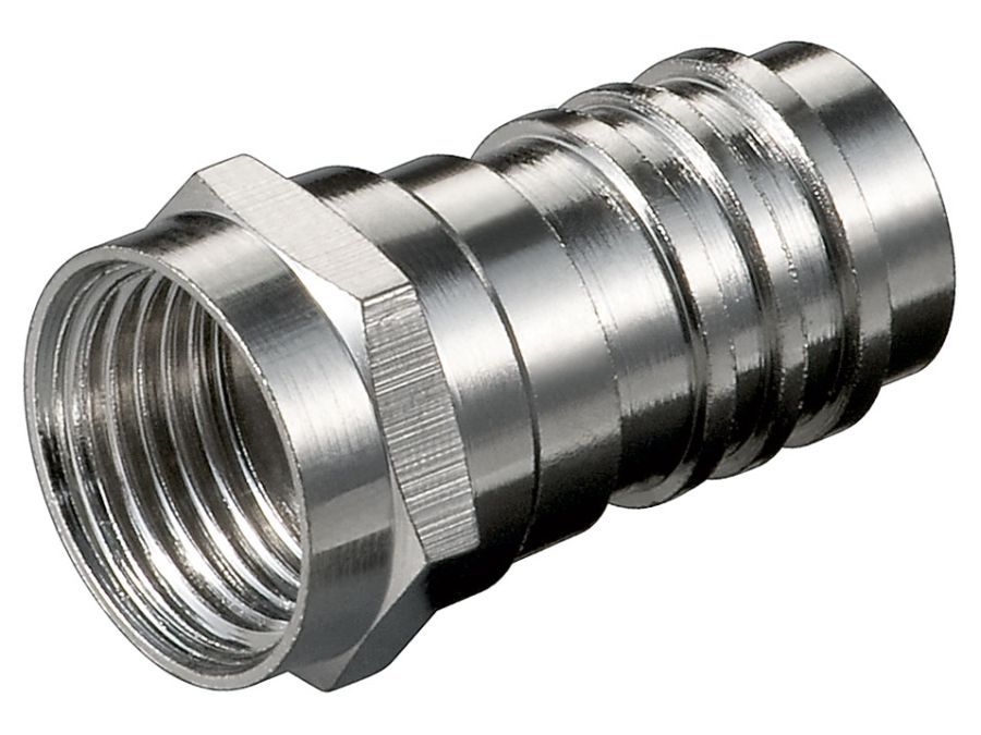 F stik - Krimp til RG59 (Ø7mm)