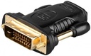 HDMI/DVI adapter - HDMI A hun > DVI-D(24+1) han forgyldt