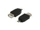 USB 2.0 adapter - A hun til Micro B han