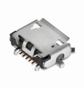 Micro USB B fatning - SMD printmontage, 30V / 1,8A