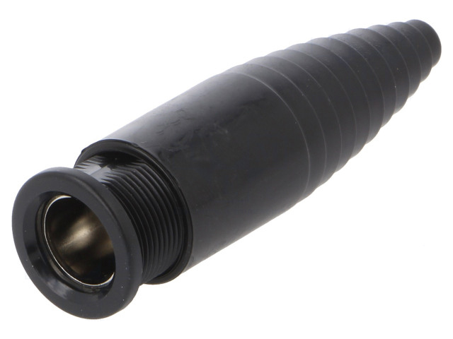 Mini Cigar fatning - 12/24V / 16A, ledningsmont.