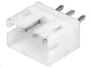 Ledning-til-print fatning - NXW, 3pol, 1A, 2mm benafst.