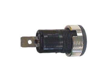 Bananbøsning - 4mm, Sort, IEC1010