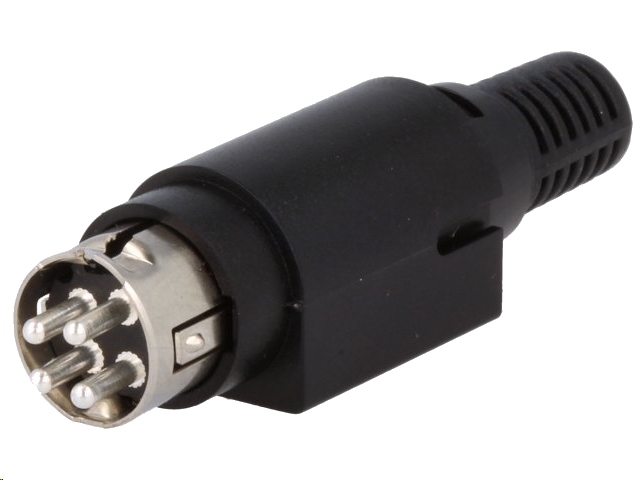 DC stik - 4pol han Ø10mm (R7B serie)