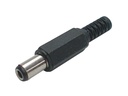 DC stik - Ø5,5 x 2,5 x 9mm i plasthus