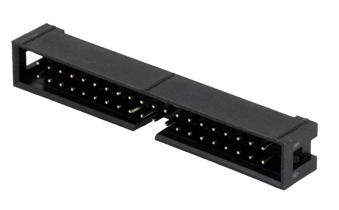 IDC Printfatning, lige - 40 Pol (2x20) han, 2,54mm