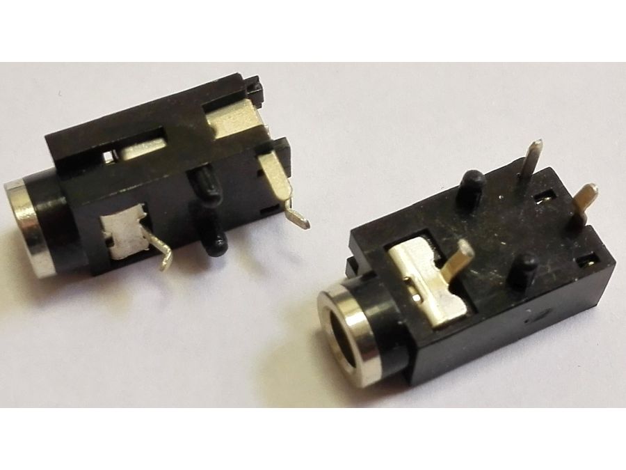 JACK fatning - 3,5mm mono hun, til print m. afbryder