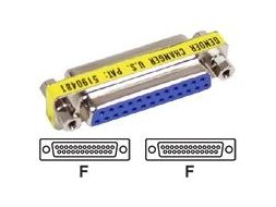 D-SUB mellemled - 2 x 15pol hun, Kort version