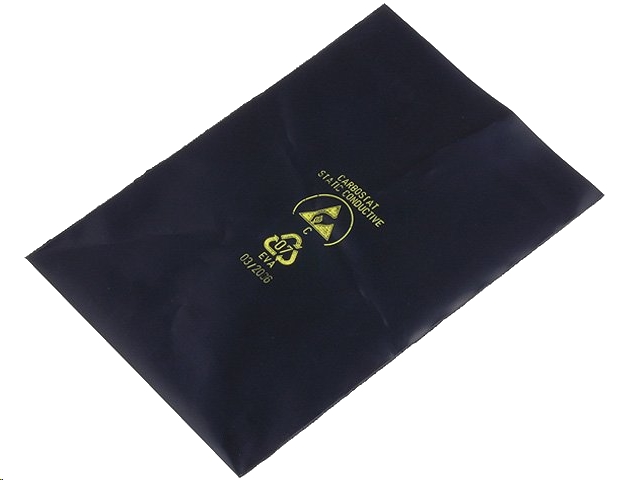 Antistatisk pose - 100 x 150mm, Sort