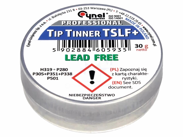Tip Tinner TSLF+ Loddespids aktivator - Spidsrens (30g)