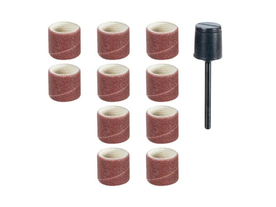 Slibebånd m/10 blade og holder