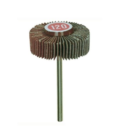 Viftesliber af normalkorund - K120 (Ø30x10mm)