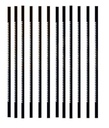 Super-Cut løvsavklinger - 17 tænder pr. 25mm (12 stk.)