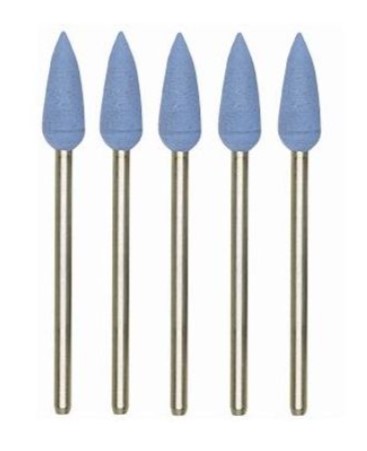 Elastiske silikone polere projektil (5 stk.)