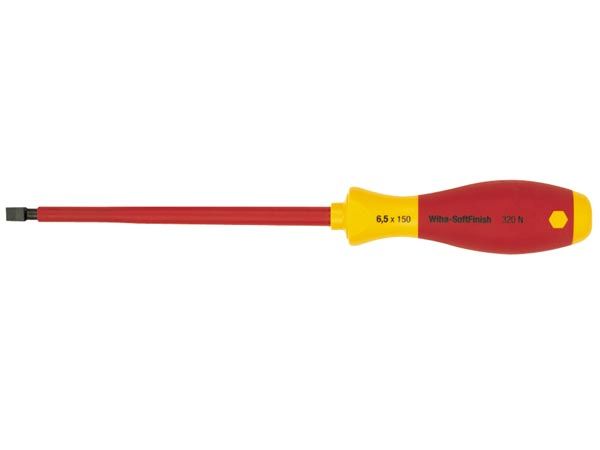 SOFTFINISH VDE/GS ELECTRIC - Flad skruetrækker 6.0 x 150mm