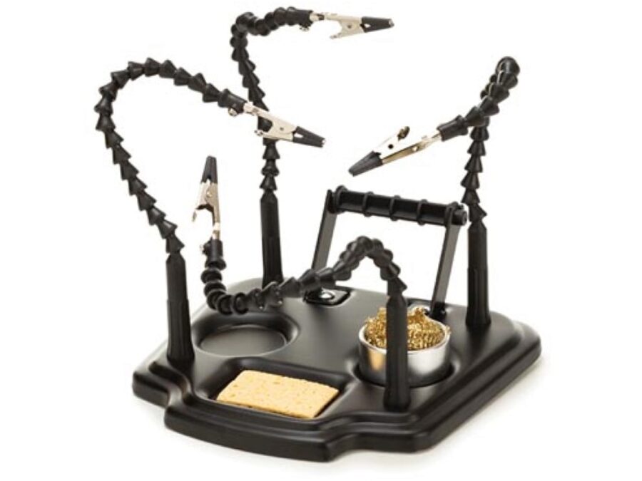 Hjælpende hånd m. 4 arme og loddestand