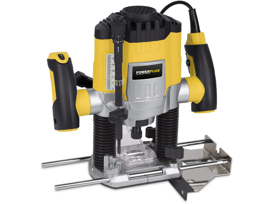 Overfræser 1200W med 6 fræserjern