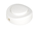 Fodkontakt - 1 pol OFF-ON, Hvid