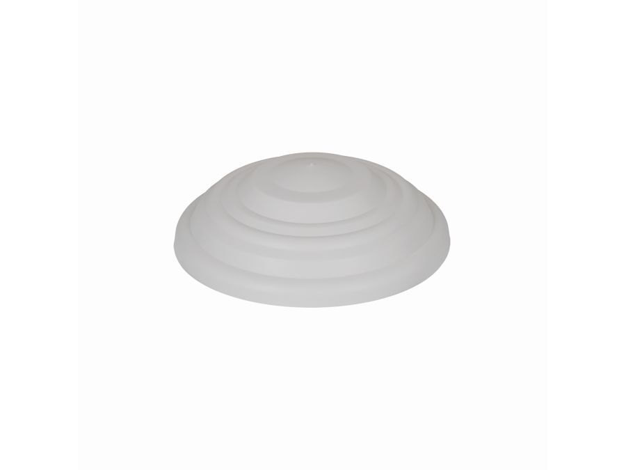 Blænddæksel/baldakin - Ø150mm, Hvid (1-4 ledninger)