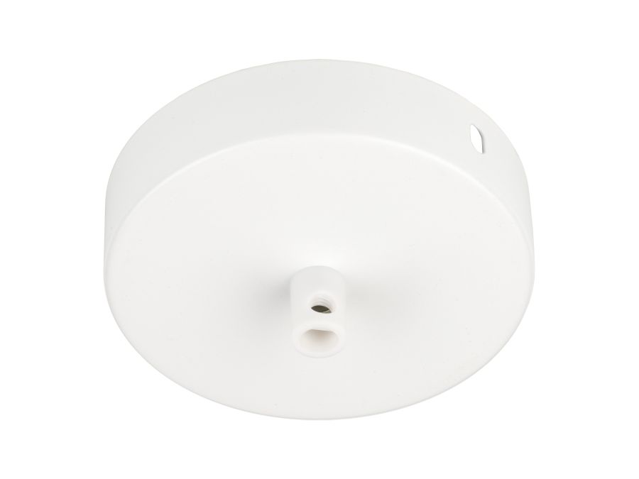 Loftbaldakin - Hvid metal (inkl. hvid ledningsholder)