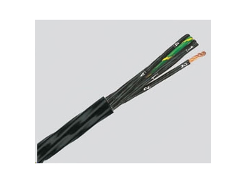 Varmebestandig kabel - 2 x 0,5mm², Ø3,9mm, 205°C (metervare)