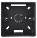 Underlag til 86x86mm vægdåser (int. std.) - Sort