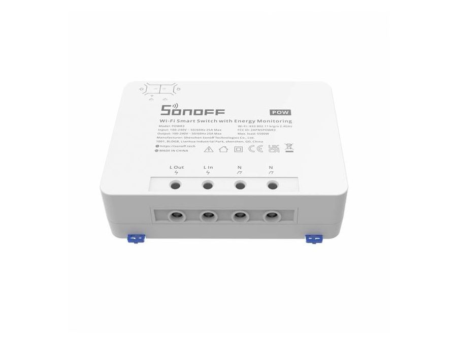 POWR3 - WIFI Smart Switch m. strømmåler, 25A