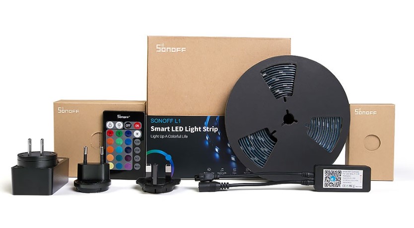 Wi-Fi RGB LED-strip - m. kontroller (2m)