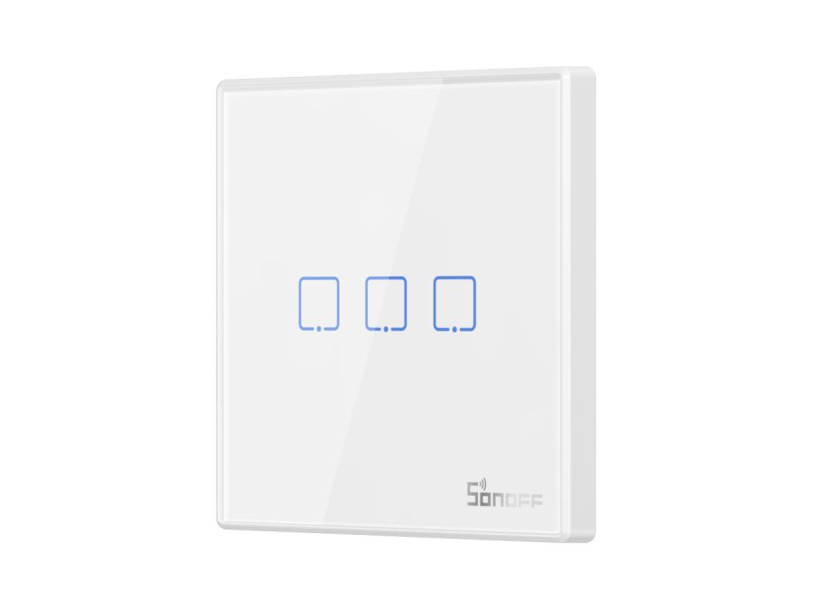 RF Touch Switch - 3 kanal, Hvid