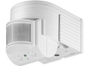 PIR bevægelsessensor - 230V/1200W 180° væg, LED ready, Hvid