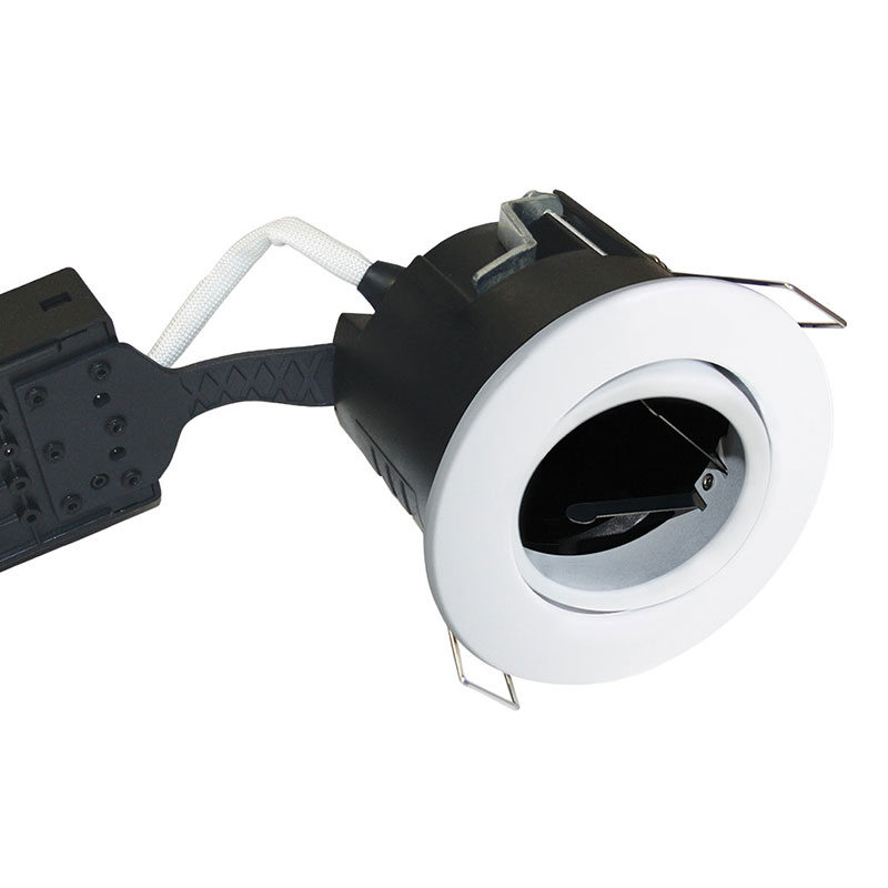 Pro Uni Install m. GU10 fatning til udendørs - Rund, hvid