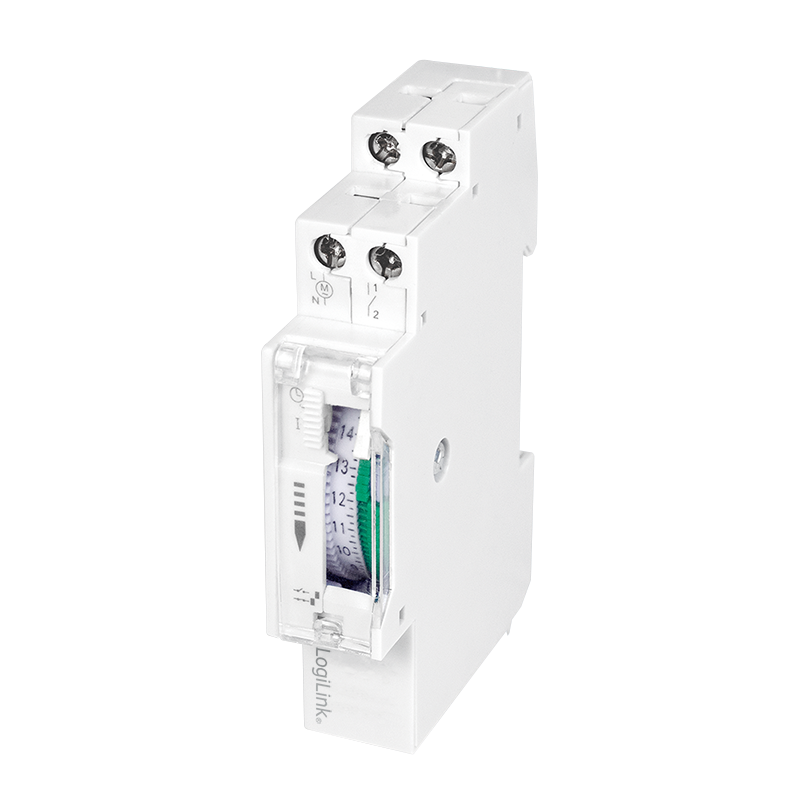 Mekanisk timer (kontaktur) til DIN skinne - 240V 16A